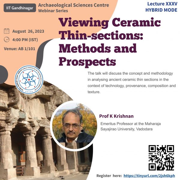 Lecture on “Viewing Ceramic Thin-sections: Methods and Prospects”